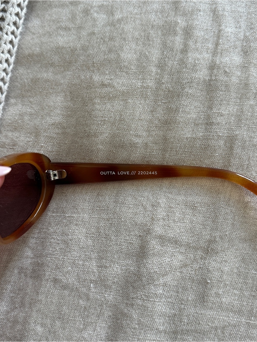 Le Specs Tortoiseshell Outta Love Sunglasses - Picture 6 of 8